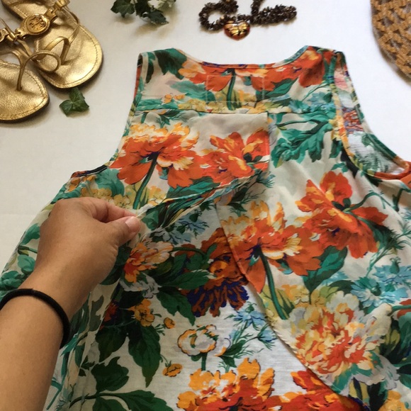 Meadow Rue Floral Anthropologie Top - Picture 6 of 8